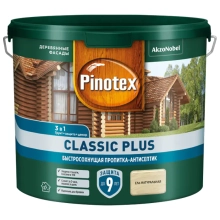 Пропитка-антисептик Pinotex (Omnitex) Classic Plus 3 в 1 (Ель натуральная) 2,5 л