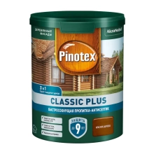Пропитка-антисептик Pinotex (Omnitex) Classic Plus 3 в 1 (Красное дерево) 0,9 л