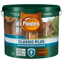 Пропитка-антисептик Pinotex (Omnitex) Classic Plus 3 в 1 (Красное дерево) 2,5 л