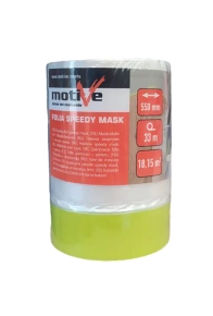 Пленка укрывочная Speedy Mask Firsttool с термостойкой лентой 0,55х33 м (18,15 м²)