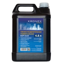 Смазка разделительная для опалубки Kronex Универсальная, 4,8 л