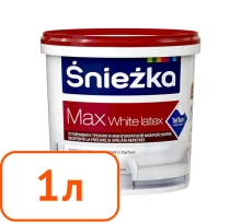 Краска Sniezka MAX интерьерная латексная, 1 л