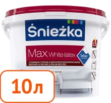 Краска Sniezka MAX интерьерная латексная, 10 л