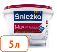 Краска Sniezka MAX интерьерная латексная, 5 л