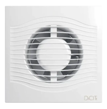 Вентилятор осевой вытяжной 100 мм DiCiTi Slim 4C с обратным клапаном