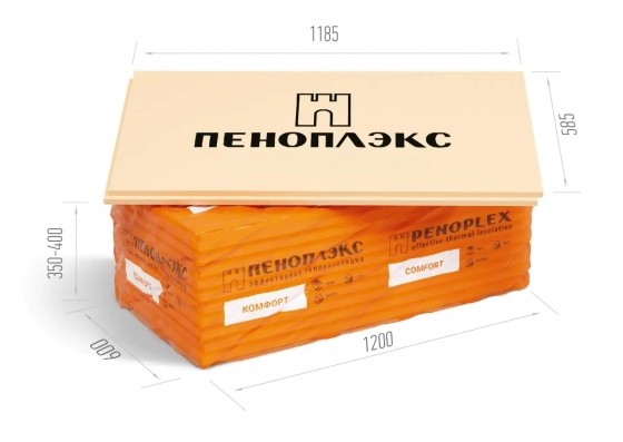 Пеноплэкс 80 мм, цена за лист 1185х585 мм