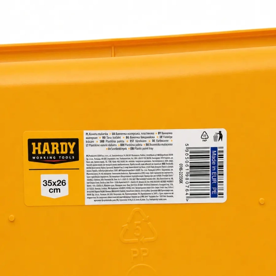 Ванночка малярная 35х26 см Hardy 0146-323526K (для валиков 18 см)