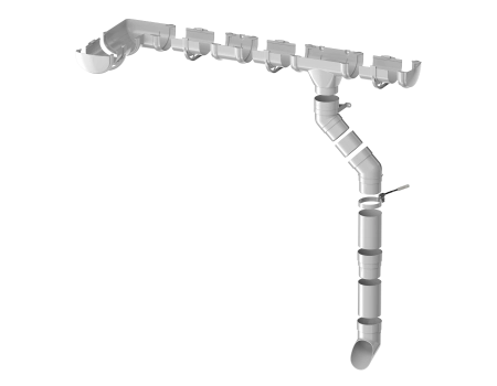 Заглушка желоба Технониколь Оптима RAL 9003 (белый)