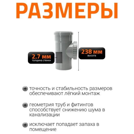 Ревизия 110 мм Ostendorf HTRE