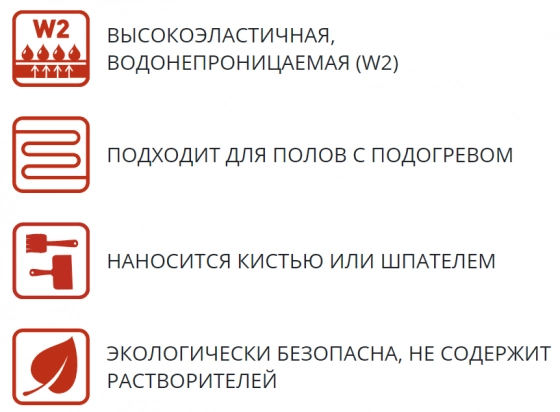 Мастика гидроизоляционная ilmax ready aquastop, 4 кг