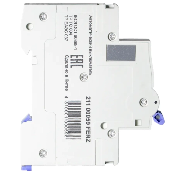 Автоматический выключатель DrFERZ FMB-C 6kA 1P 16A тип С (00059)