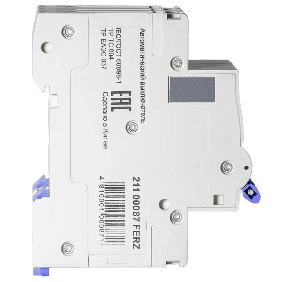 Автоматический выключатель DrFERZ FMB-C 6kA 3P 25A тип С (00087)
