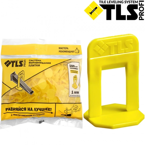 Зажим 1 мм СВП TLS Profi (100 шт)