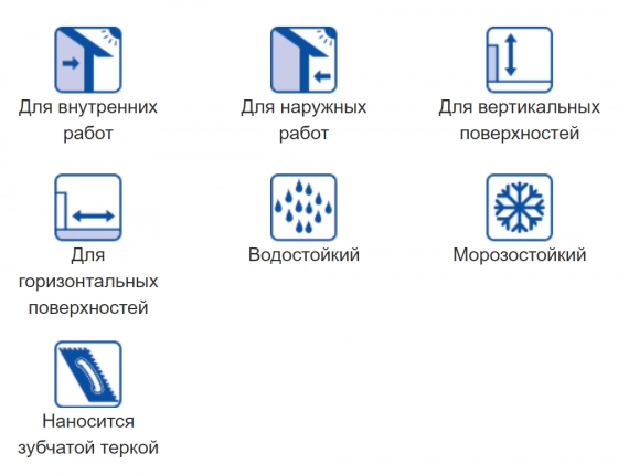 Клей для плитки Lux Plus Белый усиленной фиксации, 5 кг