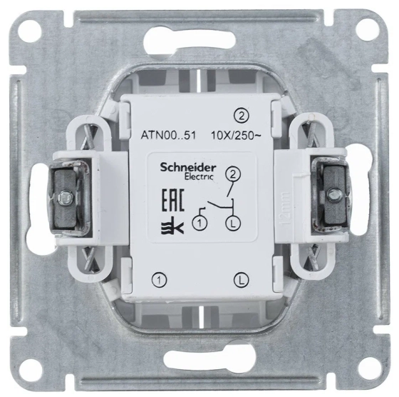 Выключатель 1-кл Systeme Electric AtlasDesign ATN000111