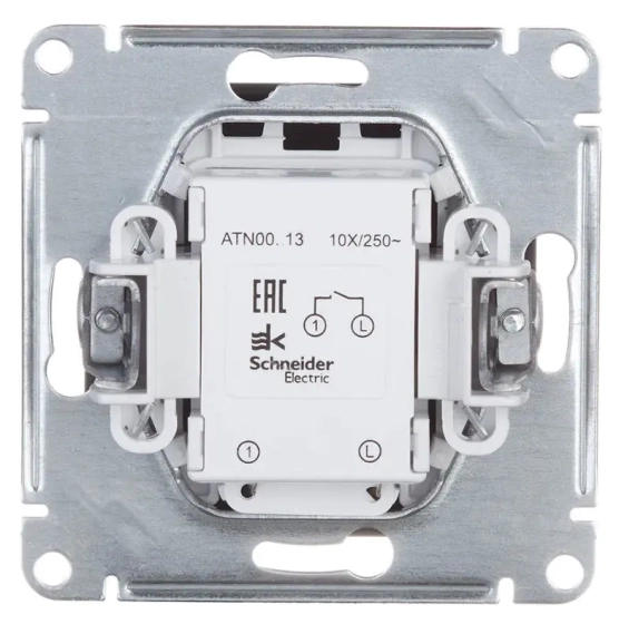 Выключатель 1-кл с подсветкой Systeme Electric AtlasDesign ATN001013