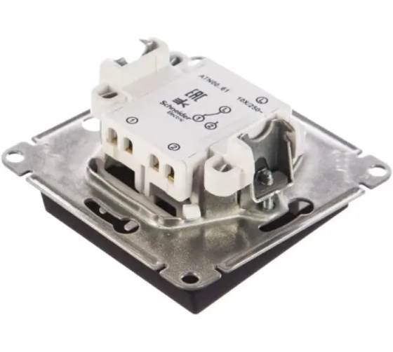Переключатель 1-кл проходной Systeme Electric AtlasDesign ATN001061