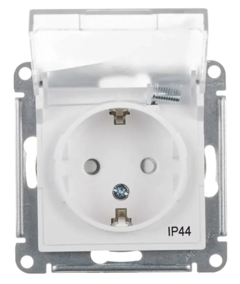 Розетка IP44 Systeme Electric AtlasDesign ATN440146 с/з
