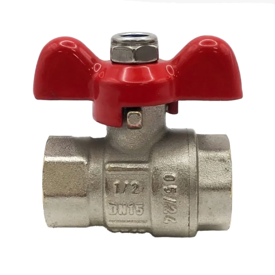 Кран шаровый полнопроходной металлический BВ 1/2" FWB63-F15-F15S