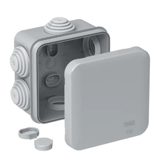 Коробка распределительная 70х70х40 мм IP55 Schneider IMT35090