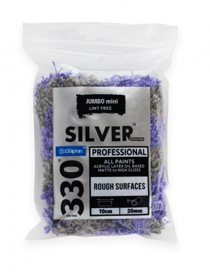 Мини-валики Blue Dolphin Silver 10 см (ворс 20 мм) 2 шт 50069