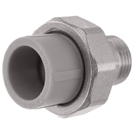 Муфта комбинир. разъемная с наружной резьбой 20х1/2" Valfex ПП