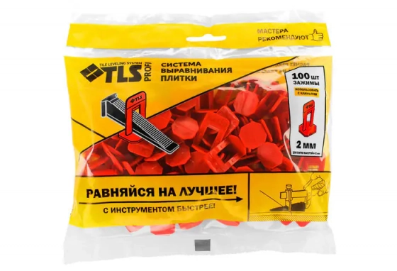Зажим 2 мм СВП TLS Profi (100 шт)