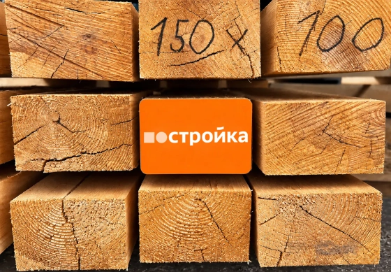 Брус нестроганный 150х100х6000 мм (сорт 2-3)
