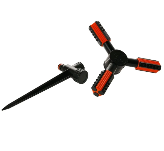 Дождеватель круговой трехрожковый Bradas Black Line Trio ECO-TS1011
