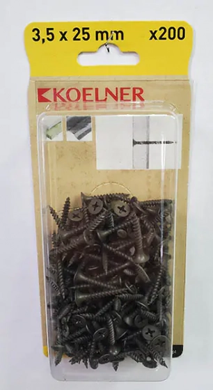 Саморез по металлу KOELNER 3,5x25 (200 шт)
