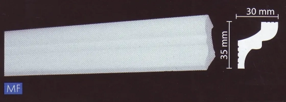 Плинтус потолочный NMC MF 35х30 мм, 2 м