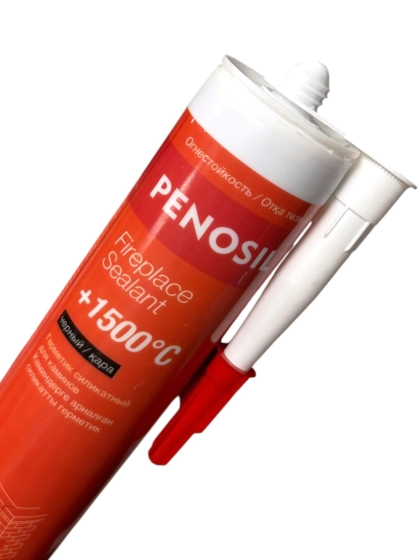 Герметик Penosil Premium для печей и каминов +1500°C (черный) 280 мл