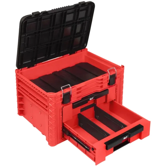 Кейс №1 DLT RED PRO с выдвижными отсеками (4062)