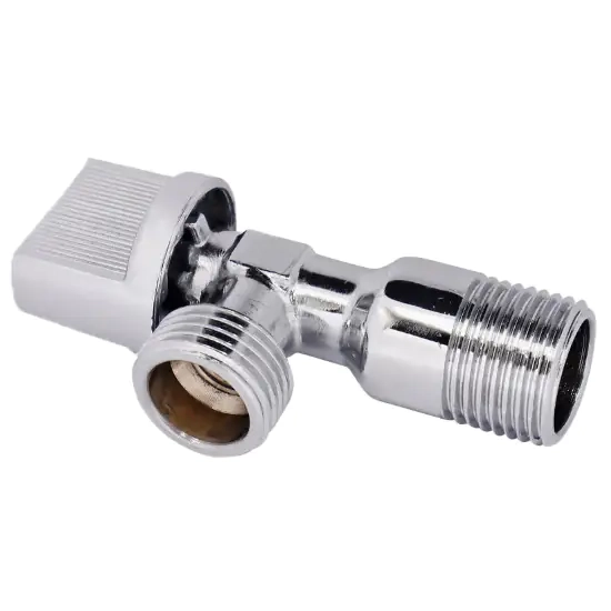 Кран шаровый угловой для смесителя 1/2"х1/2" НР MAGNUM