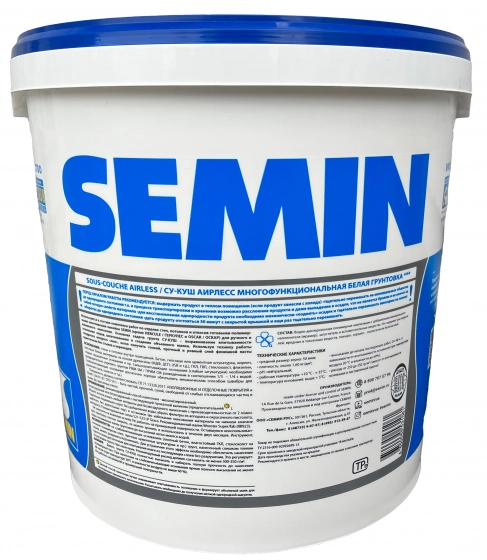 Грунт-краска SEMIN SOUS-COUCHE AIRLESS (Синяя крышка) 20 кг