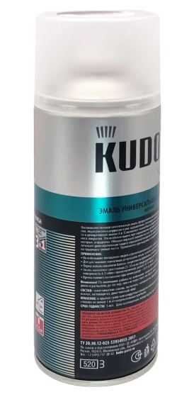 Грунт-эмаль по ржавчине KUDO RAL 8017 (шоколадная) 520 мл KU-318017