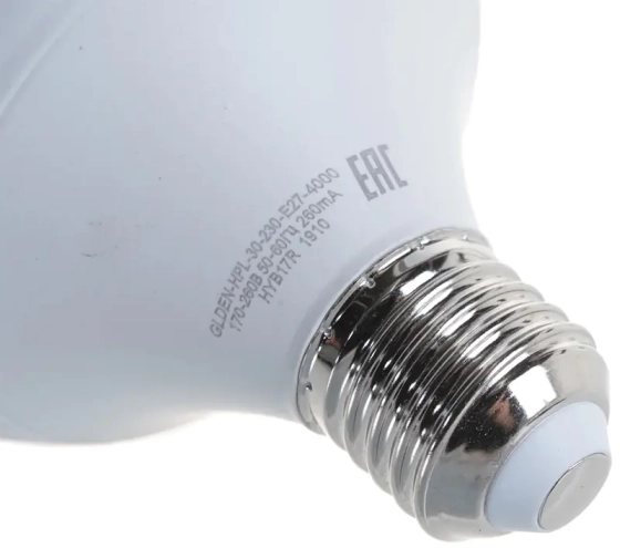 Светодиодная лампа General Lighting 30Вт Е27 4000К. Нейтр. белый свет (660005)