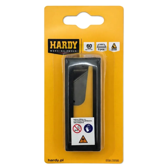Лезвия для ножа трапециевидные 5 шт Hardy (0550-230500)