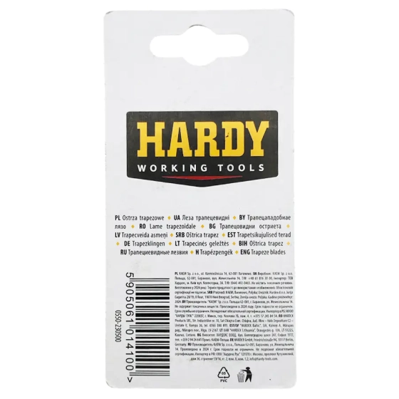 Лезвия для ножа трапециевидные 5 шт Hardy (0550-230500)