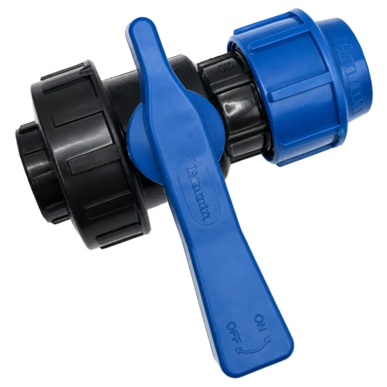 Компрессионный кран для ПЭ труб LAMMIN ВР 20x1/2" Lm34102020015
