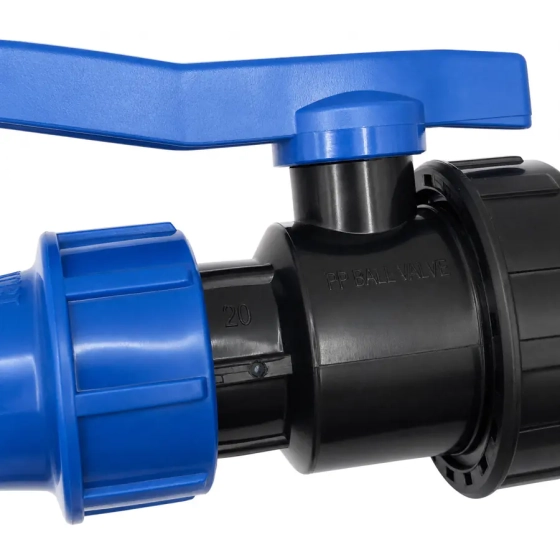 Компрессионный кран для ПЭ труб LAMMIN ВР 20x1/2" Lm34102020015