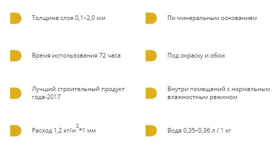 Шпатлевка полимерная ilmax 6440 финишная, 15 кг