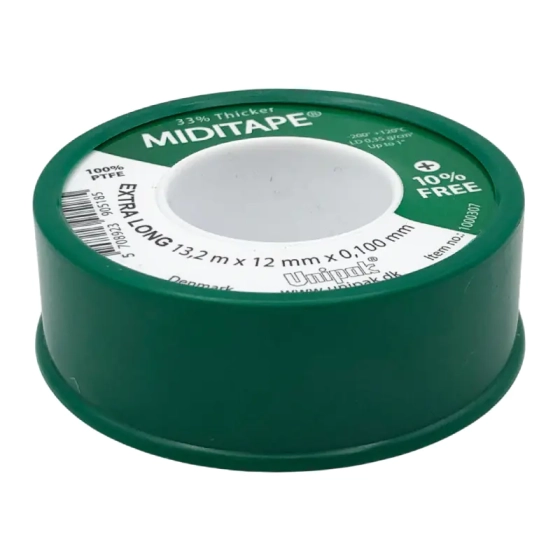 Фум-лента Unipak Miditape 12 мм х 13,2 м