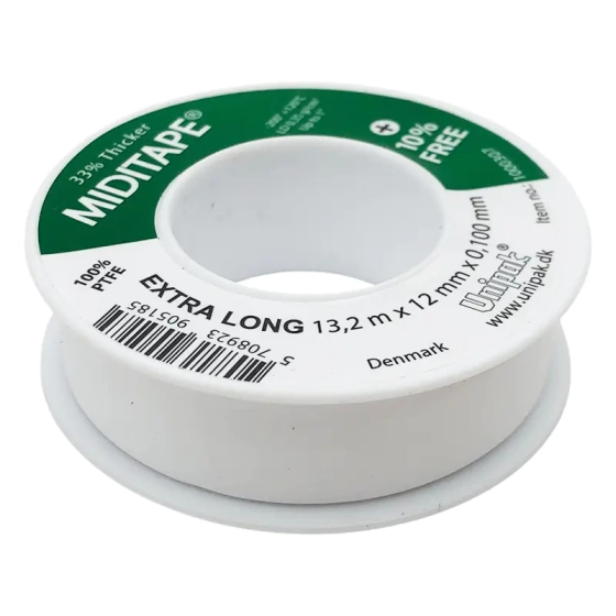 Фум-лента Unipak Miditape 12 мм х 13,2 м