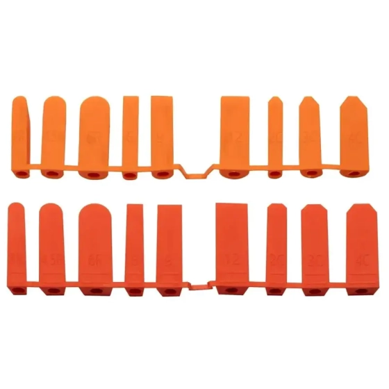 Набор шпателей для силикона DLT Silicone (18 насадок) 1744