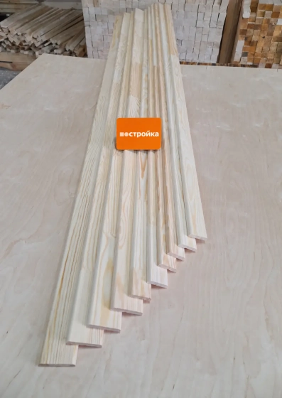 Наличник плоский 120х12х2200 мм (сорт А)