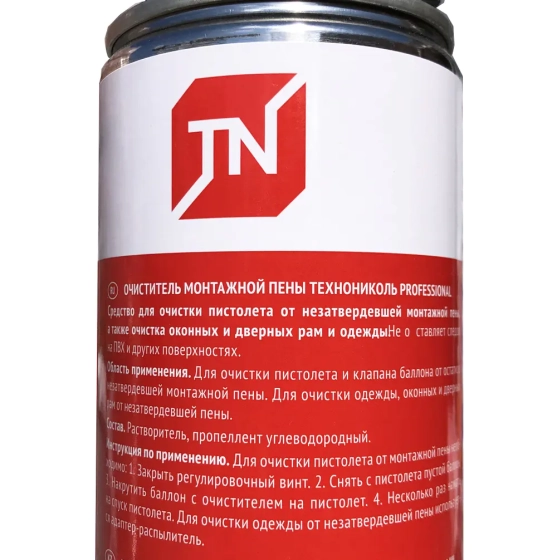 Очиститель пены Технониколь Professional под пистолет, 500 мл