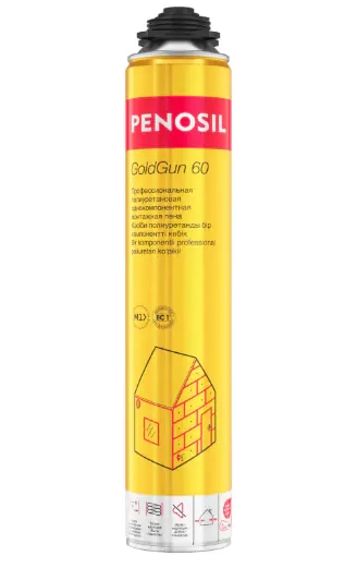 Пена монтажная Penosil GoldGun профессиональная, 750 мл