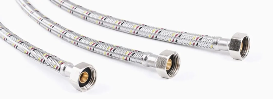 Гибкая подводка для воды Fliflex с угловым подключением F1/2-FС1/2 0,8 м FLIESSER 48013080