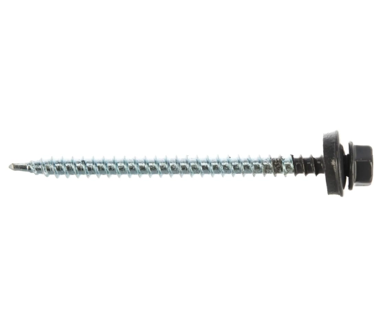 Саморез кровельный 4,8х70 мм DAXMER RAL 7024 (графит), 100 шт